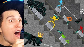 Paluten REAGIERT auf Animation vs. Minecraft - Die Höhlenspinnen ACHTERBAHN