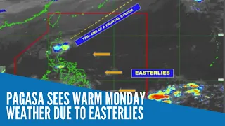 Pagasa sees warm Monday weather due to easterlies