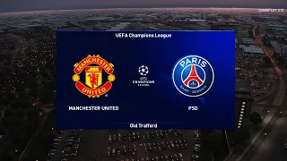 PES 2021 - Manchester United vs PSG - UEFA Champions League UCL - Gameplay PC