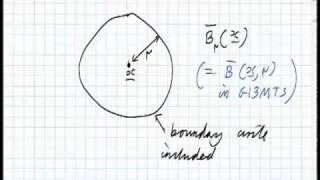 Lecture 2b: Math. Analysis - open balls and closed balls