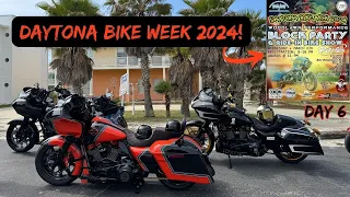 DAYTONA BIKE WEEK 2024 - BLOCK PARTY! *WILD*