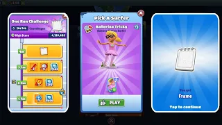 Subway Surfers One Run Challenge with Bellerina Tricky in Subway Surfers Classic World Tour 2024