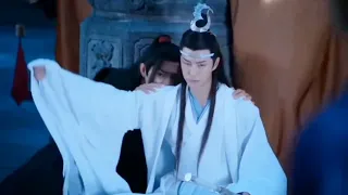 Lan Zhan protecting Wei Ying (In The Name Of Love)