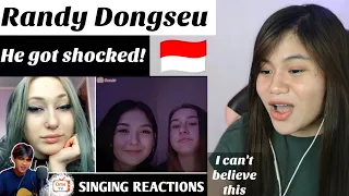 RANDY DONGSEU - Indonesian guy shocked every girl with singing their language | FILIPINA REAKSI