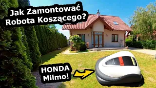 Montujemy Robota Koszącego w Ogrodzie !!! - Jak to Wygląda? Ile Czasu Zajmuje? * Honda Miimo (#827)