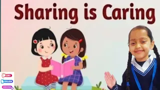 Sharing is caring story|Short Story|English and Hindi#moral stories#aishani learning girl