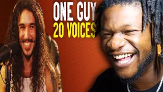 One Guy, 20 Voices (Michael Jackson, Post Malone, Roomie & MORE) REACTION