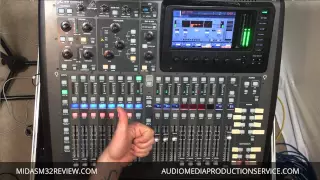 Midas M32 / Behringer X32 - Locking the Console