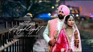 punjabi highlight I Gurdeep + Gurpreet  Royal Wedding I Punjab I Canada I PanesarPhotography