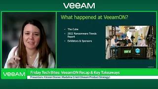Friday Tech Bites: VeeamON Recap and Key Takeaways