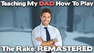 Teaching My DAD How To Play The Rake Remastered (Roblox)