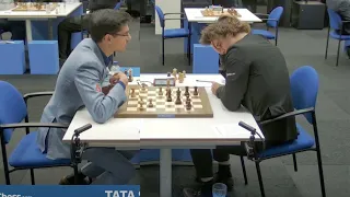 Anish Giri defeats Magnus Carslen after 12 years | Tata Steel Chess 2023