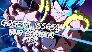 DBFZ 1.31 Gogeta (SSGSS) BnB / Advanced Combos | DRAGON BALL FighterZ