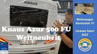 Knaus Azur 500 FU   Hammer Wohnwagen Revolution