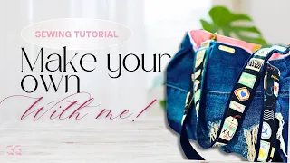 How to make a denim patchwork tote from old jeans