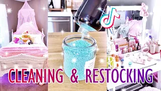 1 Hour + Random ⌚ ASMR Cleaning Restock and Refill Organizing 🧼🫧TikTok Compilation 🍅🍫🥫