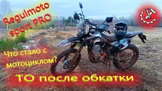 Regulmoto sport 003 PRO После обкатки. ТО номер 2