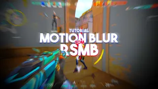 MOTION BLUR com RSMB no VEGAS PRO - TUTORIAL EDIT DE VALORANT #4