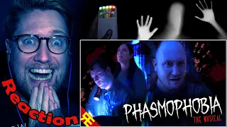 PHASMOPHOBIA THE MUSICAL [by Random Encounters] (ft. NateWantsToBattle) REACTION!