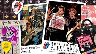 The Rolling Stones live at  Miami Orange Bowl, Miami - November 16, 1989  | Complete concert | audio
