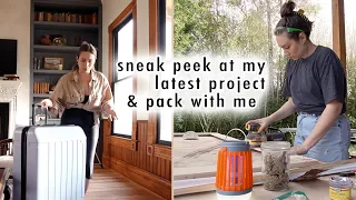 DIY project sneak peek & pack with me | XO, MaCenna Vlogs