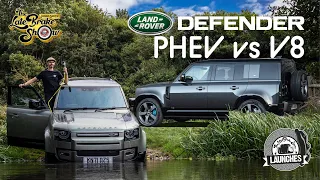 V8 Vs PHEV: New Land Rover Defender P525 and P400e full review