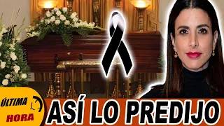 🖤😭Verónica Toussaint 🖤 Así PREDIJO su PARTIDA😨