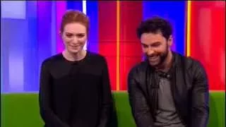 Poldark New Series Interview Aidan turner & Eleanor Tomlinson