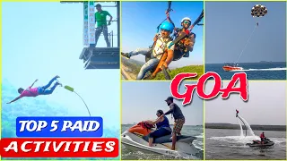 Top 5 Paid Activities in Goa | Watersport, Helocopte Ride, Paragliding, Bungee Jumping & Flyboarding