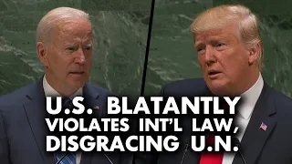 Biden, like Trump, breaks international law, violating UN neutrality by blocking countries