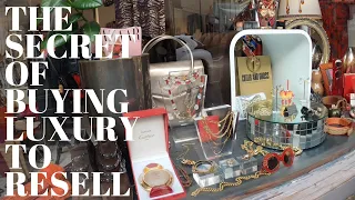 THE SECRET OF BUYING LUXURY TO RESELL  | CHARITY SHOP SHOPPING UK | COME THRIFTING WITH US