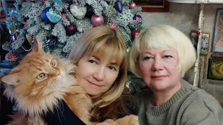 В ГОСТЯХ У ХУДОЖНИКА @galynabodiakova4760  КИЕВ 19 ЯНВАРЯ 2023. АВТОРСКИЕ УКРАШЕНИЯ. КОТ.