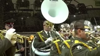 Плац-концерт военного оркестра штаба ЮО ВНГ России