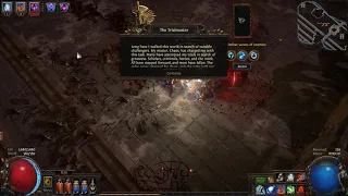 Path of Exile: Ultimatum (POE 3.14) Trials of Chaos dialogue