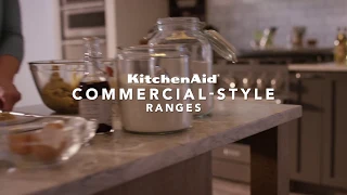 Commercial-Style Range: Even-Heat™ True Convection | KitchenAid