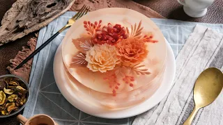 #Howto make Carnation & Hydrangea #3djellyflower