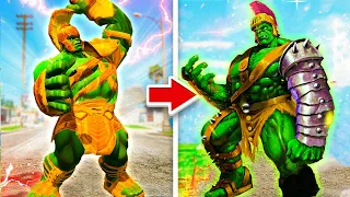 SHINCHAN UPGRADED YELLOW TO GOD OP HULK IN GTA5!