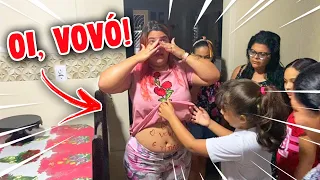 REVELANDO A GRAVIDEZ PARA A FAMÍLIA!! *muita emoção*