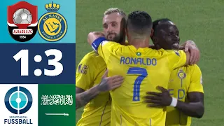 Mané, Ronaldo, Talisca! Star-Trio führt Al-Nassr zum Sieg | Al-Raed FC - Al-Nassr FC