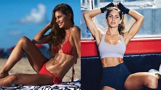 Ex-swimsuit model ditched bikini for boxing shots