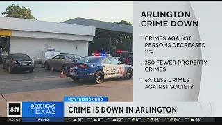 Arlington police say crime has decreased