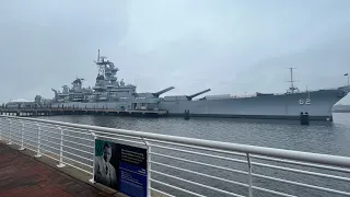 Tour of the Battleship New Jersey and Explanation of Full Body Burial at Sea