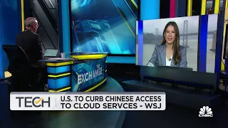 U.S. to curb Chinese access to cloud services, according to the Wall Street Journal