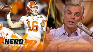 Colin on Clemson: 'They have a chance to be the best college team of all time' | CFB | THE HERD