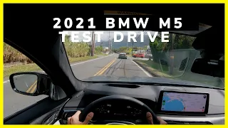 2021 BMW M5 Competition POV Test Drive