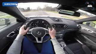 POV Mercedes Benz SL 63 AMG 5.5 V8 BiTurbo PERFORMANCE PACK Sound & OnBoard Test Drive