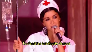 ENFOIRES 2006   MYLENE FARMER   Pourvu qu'elle soit douce   SOUS TITRAGE KARAOKE