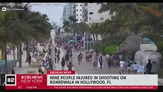 9 hurt in shooting in Hollywood, Florida