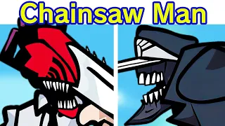 Friday Night Funkin' Chainsaw Man VS SWORD Week | Anime Mod (FNF MOD/Hard) (Denji vs Katana Man)