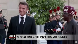 President Tinubu Meets French Counterpart Macron At Global Financial Pact Summit Dinner